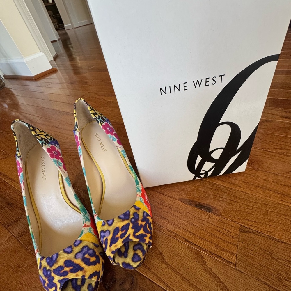 Nine West Vibrant Multicolor Heels